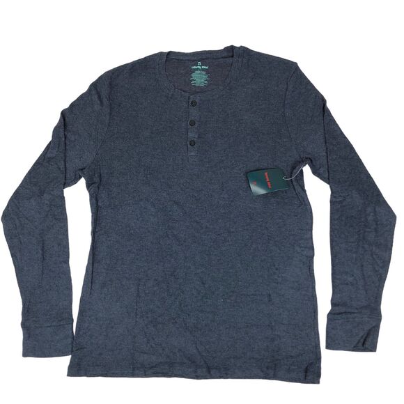 Tommy John Other - NEW Tommy John Lounge Henley Long Sleeve Shirt Pajama Top Blue Loungewear Mens M
